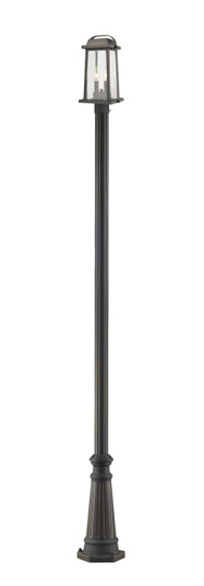 Millworks Two Light Outdoor Post Mounted Fixture in Oil Rubbed Bronze (224|574PHMR-519P-ORB)
