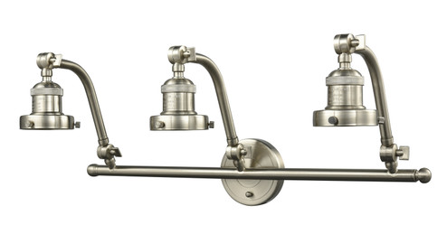 Franklin Restoration LED Bath Vanity in Satin Gold (405|515-3W-SG-LED)