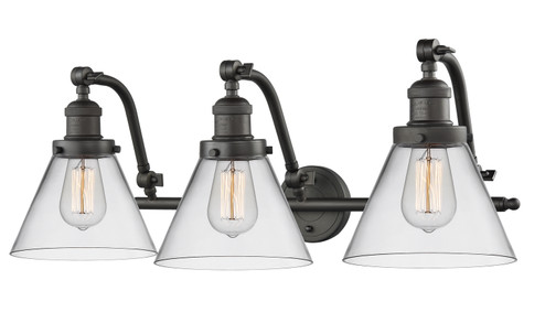 Franklin Restoration LED Bath Vanity in Oil Rubbed Bronze (405|515-3W-OB-G42-LED)