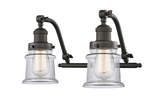 Franklin Restoration Two Light Bath Vanity in Oil Rubbed Bronze (405|515-2W-OB-G182S)