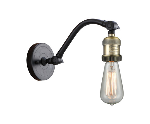 Franklin Restoration One Light Wall Sconce in Black Antique Brass (405|515-1W-BAB)