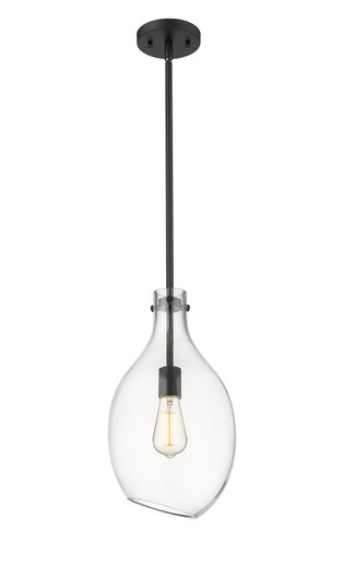 Norwalk One Light Mini Pendant in Matte Black (405|493-1S-BK-G552-9)