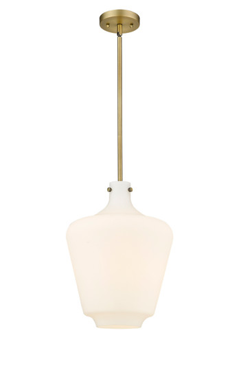 Norwalk One Light Mini Pendant in Brushed Brass (405|493-1S-BB-G501-12)