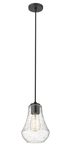 Auralume One Light Mini Pendant in Matte Black (405|490-1P-BK-G574-7)