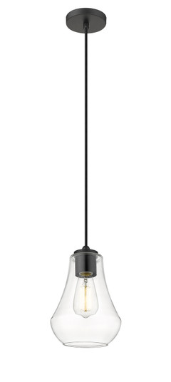 Auralume One Light Mini Pendant in Matte Black (405|490-1P-BK-G572-7)