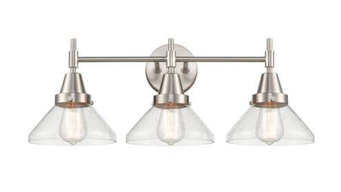 Caden LED Bath Vanity in Satin Nickel (405|447-3W-SN-SDY-LED)