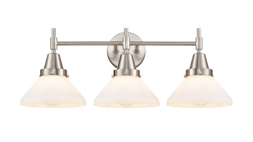 Caden Three Light Bath Vanity in Satin Nickel (405|447-3W-SN-G4471)