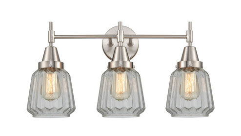 Caden LED Bath Vanity in Satin Nickel (405|447-3W-SN-G142-LED)