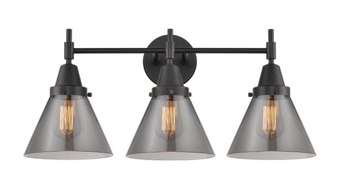 Caden LED Bath Vanity in Matte Black (405|447-3W-BK-G43-LED)