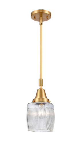 Caden One Light Mini Pendant in Satin Gold (405|447-1S-SG-G302)