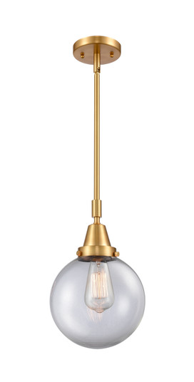 Caden LED Mini Pendant in Satin Gold (405|447-1S-SG-G202-8-LED)