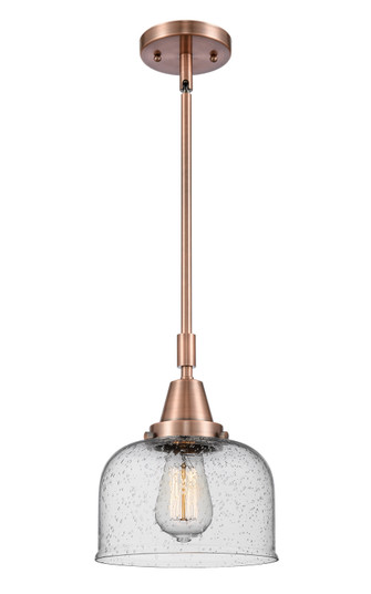 Caden LED Mini Pendant in Antique Copper (405|447-1S-AC-G74-LED)