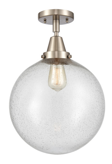 Caden LED Flush Mount in Brushed Satin Nickel (405|447-1C-SN-G204-12-LED)