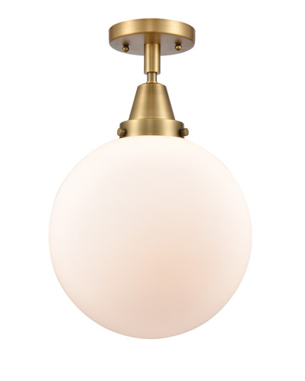 Caden One Light Semi-Flush Mount in Brushed Brass (405|447-1C-BB-G201-10)