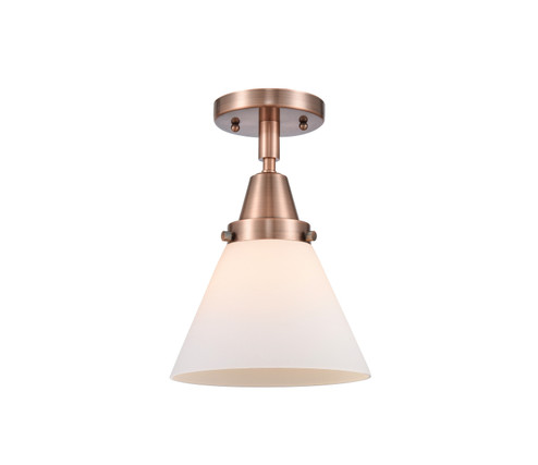 Caden LED Semi-Flush Mount in Antique Copper (405|447-1C-AC-G41-LED)
