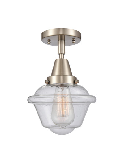 Caden One Light Flush Mount in Antique Brass (405|447-1C-AB-G531)