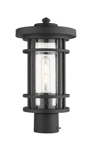 Jordan One Light Outdoor Post Mount Fixture in Black (224|570PHM-BK)