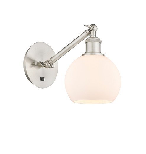 Ballston LED Wall Sconce in Brushed Satin Nickel (405|317-1W-SN-G121-6-LED)
