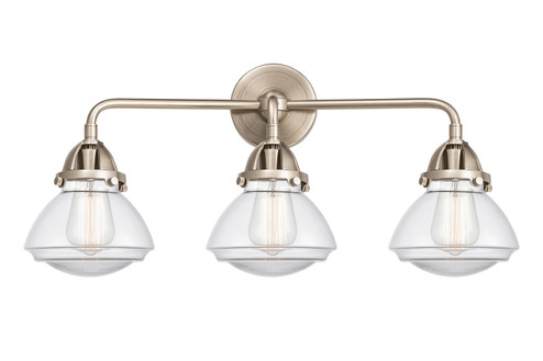 Nouveau 2 LED Bath Vanity in Brushed Satin Nickel (405|288-3W-SN-G322-LED)