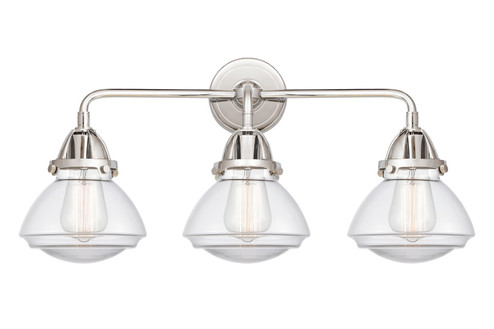 Nouveau 2 Three Light Bath Vanity in Polished Chrome (405|288-3W-PC-G322)