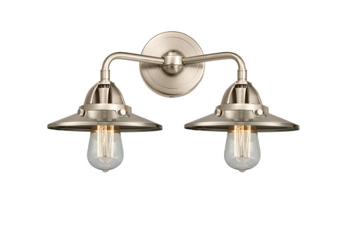 Nouveau 2 LED Bath Vanity in Brushed Satin Nickel (405|288-2W-SN-M2-SN-LED)