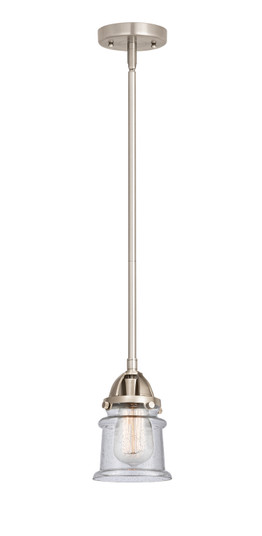 Nouveau 2 One Light Mini Pendant in Brushed Satin Nickel (405|288-1S-SN-G184S)