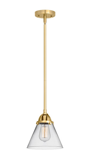 Nouveau 2 LED Mini Pendant in Satin Gold (405|288-1S-SG-G42-LED)