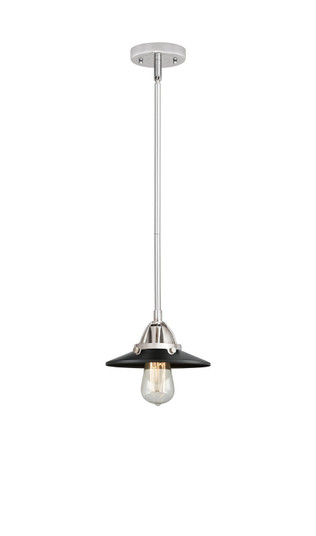 Nouveau 2 LED Mini Pendant in Polished Chrome (405|288-1S-PC-M6-BK-LED)
