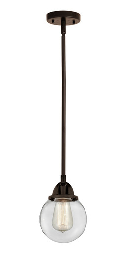 Nouveau 2 LED Mini Pendant in Oil Rubbed Bronze (405|288-1S-OB-G202-6-LED)