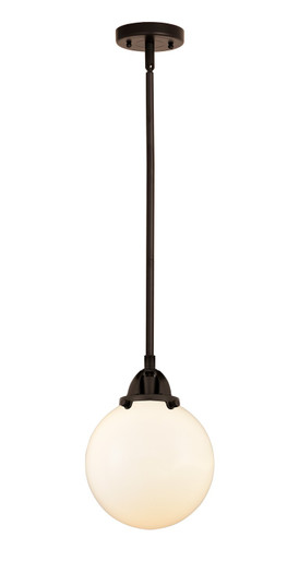 Nouveau 2 LED Mini Pendant in Oil Rubbed Bronze (405|288-1S-OB-G201-8-LED)