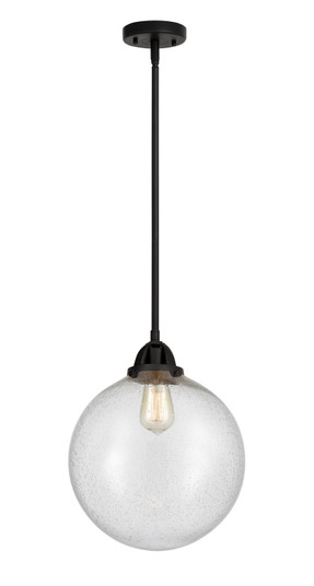 Nouveau 2 One Light Mini Pendant in Matte Black (405|288-1S-BK-G204-12)