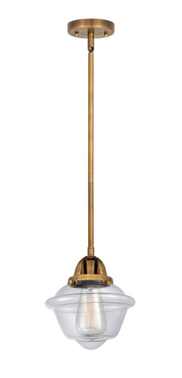 Nouveau 2 LED Mini Pendant in Brushed Brass (405|288-1S-BB-G532-LED)