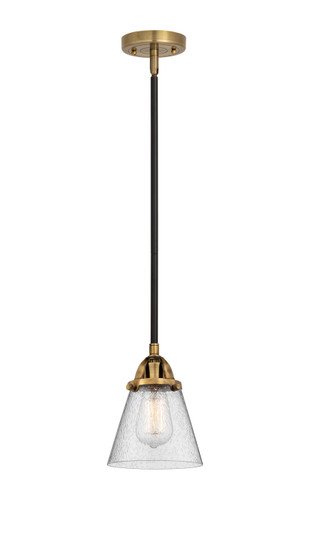 Nouveau 2 One Light Mini Pendant in Black Antique Brass (405|288-1S-BAB-G64)