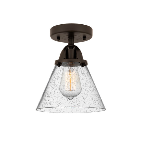 Nouveau 2 One Light Semi-Flush Mount in Oil Rubbed Bronze (405|288-1C-OB-G44)