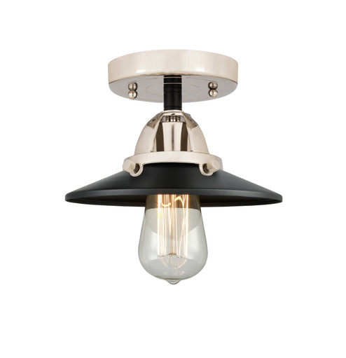 Nouveau 2 One Light Semi-Flush Mount in Black Polished Nickel (405|288-1C-BPN-M6-BK) Nouveau 2 One Light Semi-Flush Mount in Black Polished Nickel (405|288-1C-BPN-M6-BK)