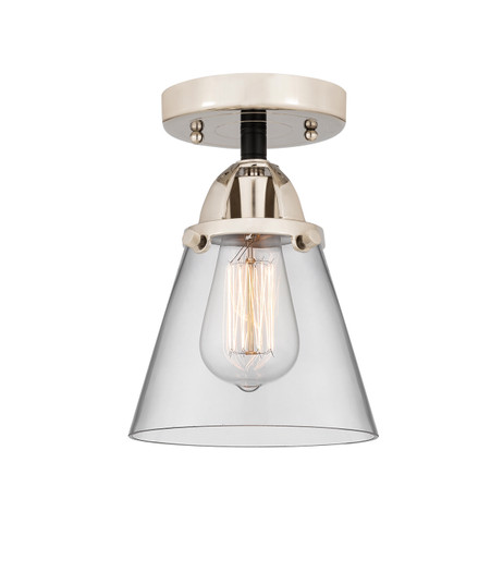 Nouveau 2 One Light Semi-Flush Mount in Black Polished Nickel (405|288-1C-BPN-G62)