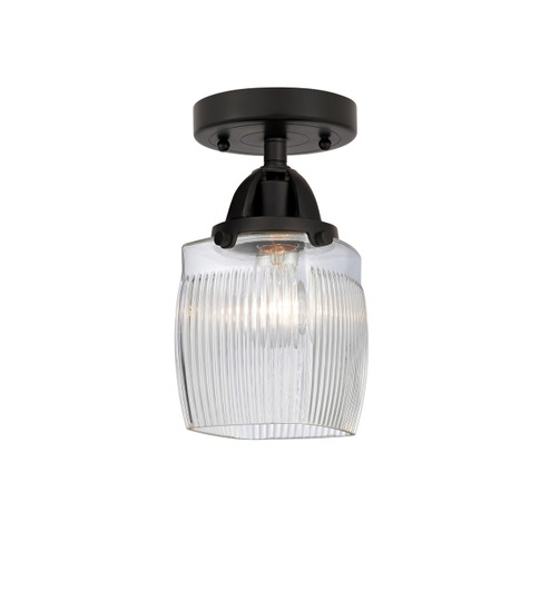 Nouveau 2 LED Semi-Flush Mount in Matte Black (405|288-1C-BK-G302-LED)
