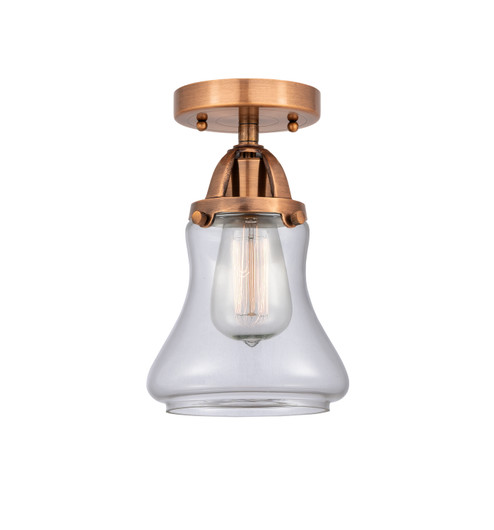 Nouveau 2 One Light Semi-Flush Mount in Antique Copper (405|288-1C-AC-G192)