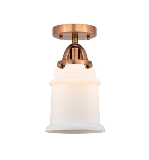 Nouveau 2 One Light Semi-Flush Mount in Antique Copper (405|288-1C-AC-G181)