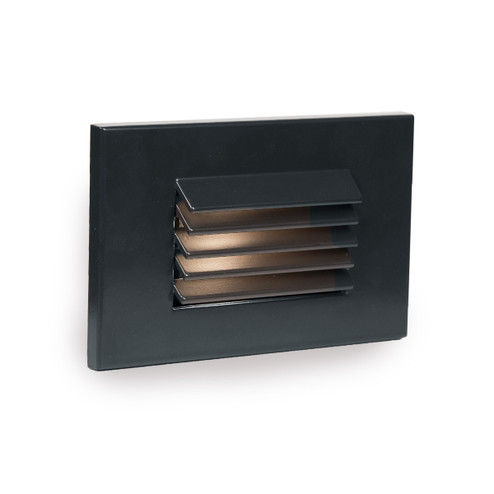 4051 LED Step and Wall Light in Black on Aluminum (34|4051-AMBK)