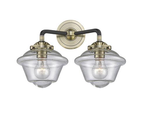 Nouveau Two Light Bath Vanity in Black Antique Brass (405|284-2W-BAB-G534)