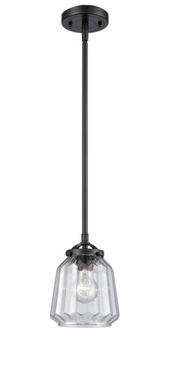 Nouveau One Light Mini Pendant in Oil Rubbed Bronze (405|284-1S-OB-G142)