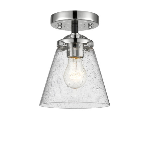 Nouveau LED Semi-Flush Mount in Black Polished Nickel (405|284-1C-BPN-G64-LED)