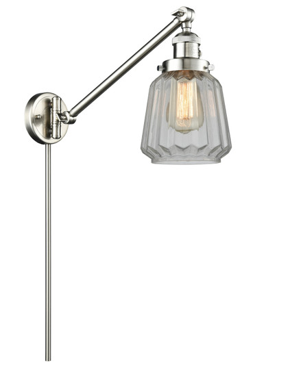 Franklin Restoration LED Swing Arm Lamp in Brushed Satin Nickel (405|237-SN-G142-LED)