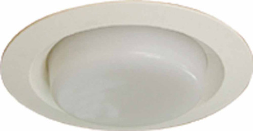 Recessed 8” outside diameter Recessed Drop Opal Shower Trim. in White (223|V8614-6)