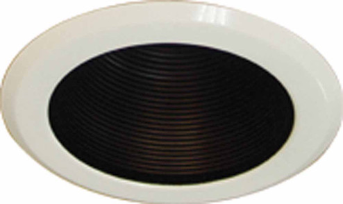 Recessed 6 1/2” outside diameter Recessed Air Tight Cone Baffle Black Trim. in Black (223|V8508-5)