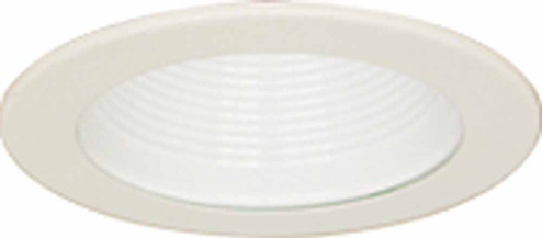 Recessed 4 3/4” outside diameter Recessed Metal Baffle Trim. in White (223|V8470-6)