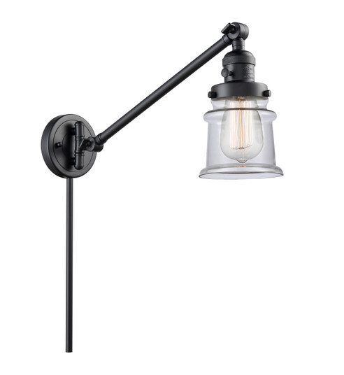 Franklin Restoration LED Swing Arm Lamp in Matte Black (405|237-BK-G182S-LED)