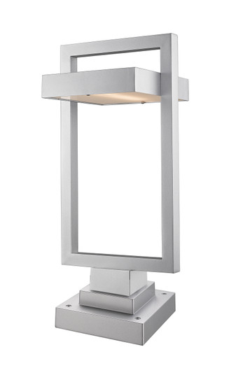 Luttrel LED Outdoor Pier Mounted Fixture in Silver (224|566PHBS-SQPM-SL-LED)