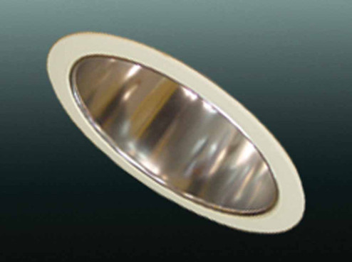 Recessed 8” outside diameter Sloped Ceiling Recessed Metal Aluminum Cone Trim. in Chrome (223|V8017-3)